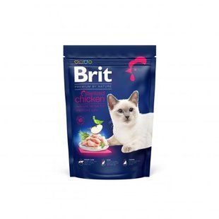 Сухой корм Brit Premium Cat by Nature Sterilised для стерилизованных кошек, с курицей, 800 г 171854 фото