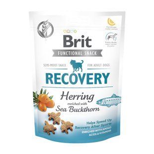Функциональные лакомства для собак Brit Care Functional Snack Recovery Herring с сельдью, 150 г 111426 фото