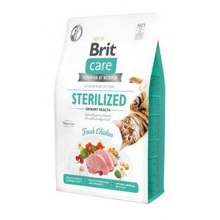 Сухой корм Brit Care Cat GF Sterilized Urinary Health для стерилизованных кошек, с курицей, 2 кг 171286 фото