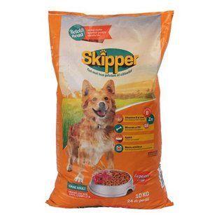 Сухий корм Skipper для собак, курка та яловичина, 10 кг 101103 фото