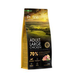 Корм сухий Profine Large Chicken and Potatoes для дорослих собак великих порід, з куркою та картоплею, 12 кг 173071 фото
