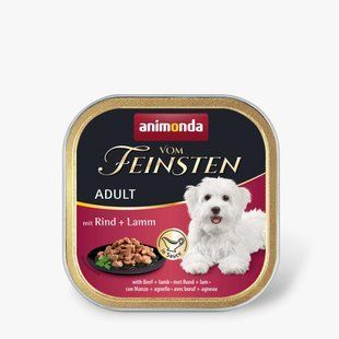 Корм вологий для собак Animonda Vom Feinsten delicious sauce Adult with Beef + lamb з яловичиною і ягнятиною, 150 г 82311UT/82337 фото