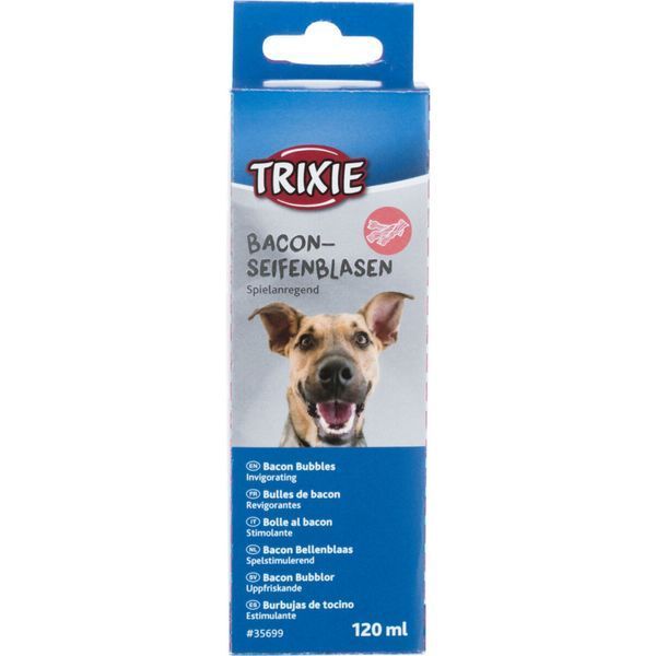 Мильні бульбашки Trixie для собак з ароматом бекону 120 мл 35699 фото